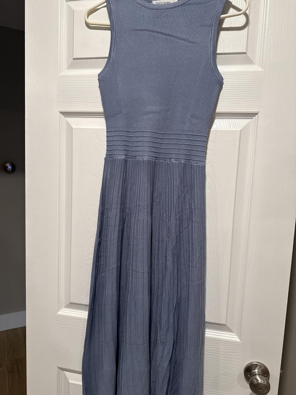 PRETTYGARDEN Women's Summer Pleated Midi Work Dress customer photo 1