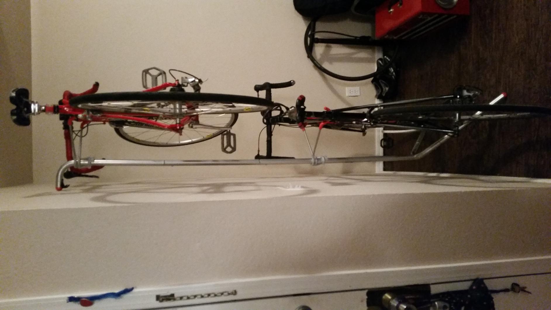 Delta Wall Ride Bike Rack Wall Mount with Tire Wall Guard Cycle – Vertical Bike Mount Holds Up to 100 lbs – Fully Adjustable Vertical Hanger Hook Design Provides Easy Bicycle Storage Access customer photo 1