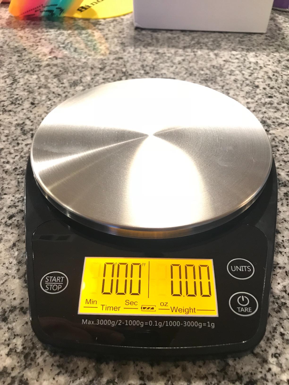 Espresso Coffee Scale with Timer, 0.1g/2kg, USB-C Rechargeable customer photo 2
