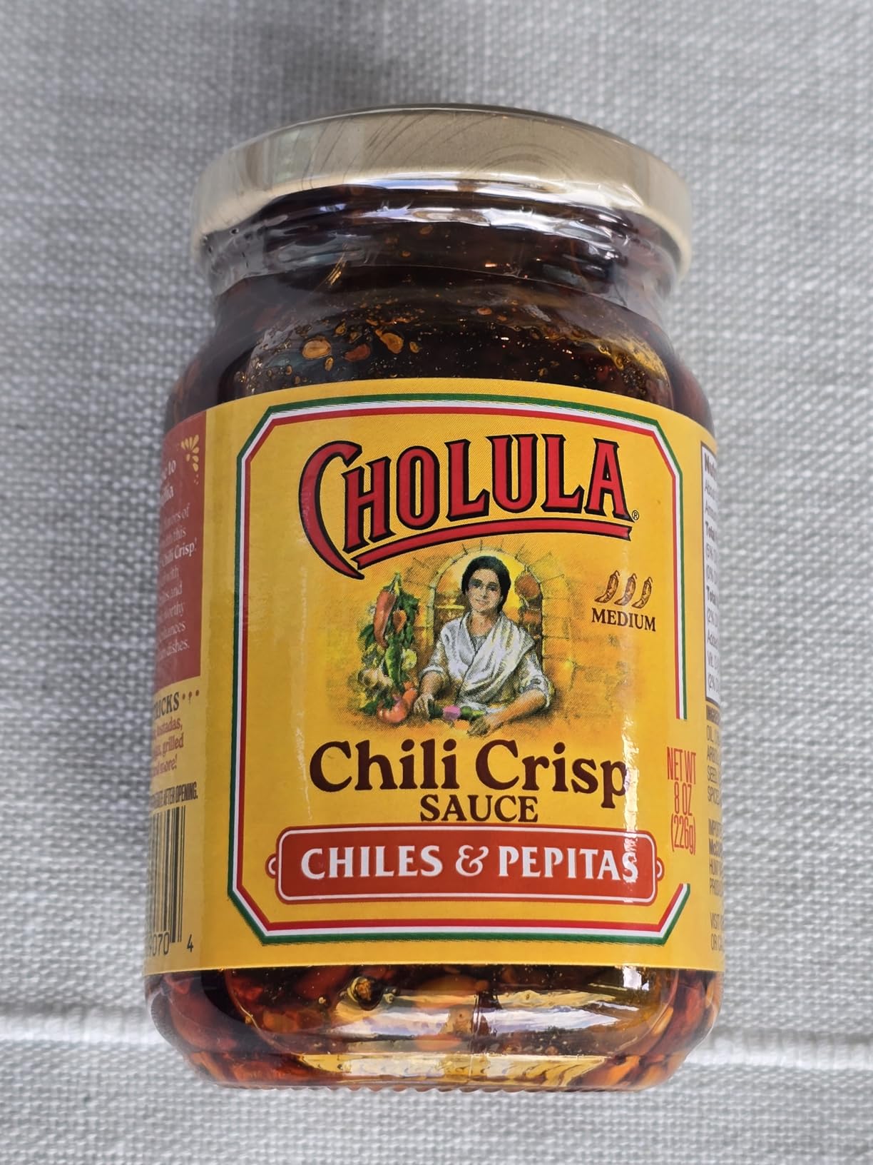 Cholula Chili Crisp Sauce, Chiles & Pepitas, Crunchy Topping for Tacos, Tostadas, Eggs, Pizza and More, 8 oz customer photo 2