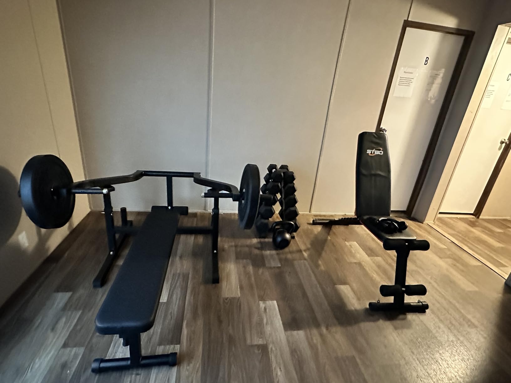 Chest Press Machine, GOIMU Z1-PRO Weight Bench Press Machine with Independent Arms, Adjustable Flat Incline Bench Press for Chest, AB Workout Home Gym Equipment customer photo 1