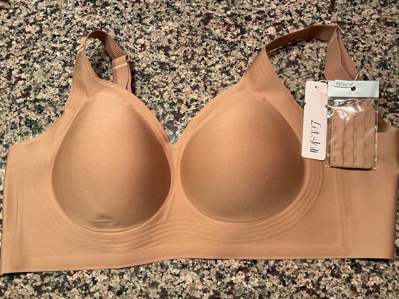 LetsJoli Jelly Bras for Women No Underwire Plus Size Push Up Supportive customer photo 1