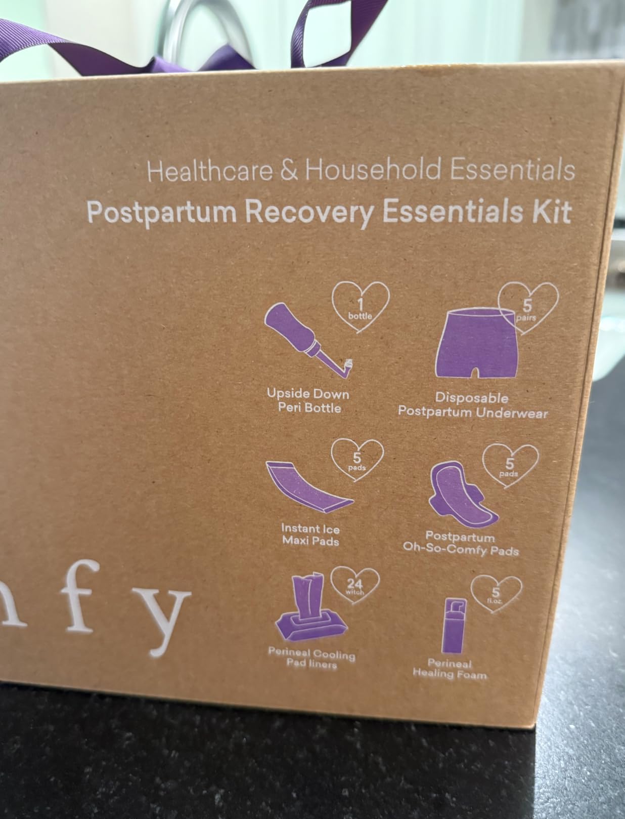 PurComfy 18 Pcs Postpartum Essentials Recovery Kit for New Mom customer photo 2