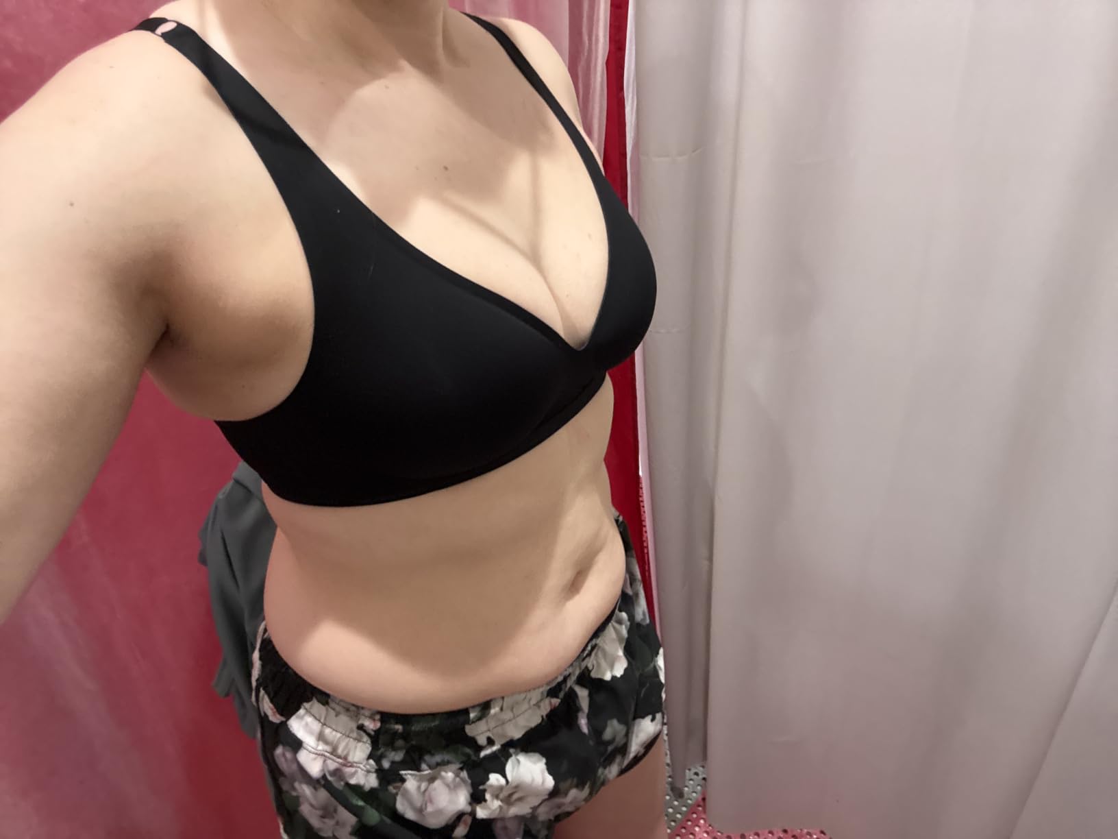 Deep V Bra Wireless Sexy Push Up Bralette Padded Seamless Jelly Bra customer photo 2