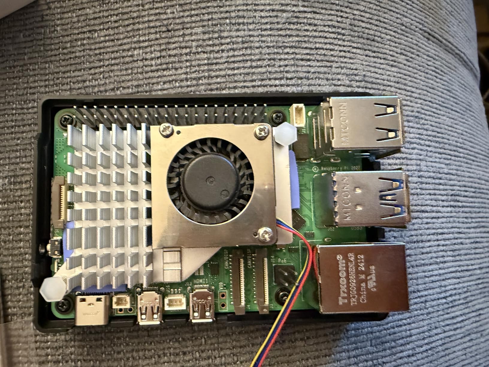 Raspberry Pi 5 4GB Kit, 4GB RAM Single Board Computer with Active Cooler and ABS Case, Complete Raspberry Pi 5 Starter Kit for IoT Robotics Retro Gaming customer photo 1