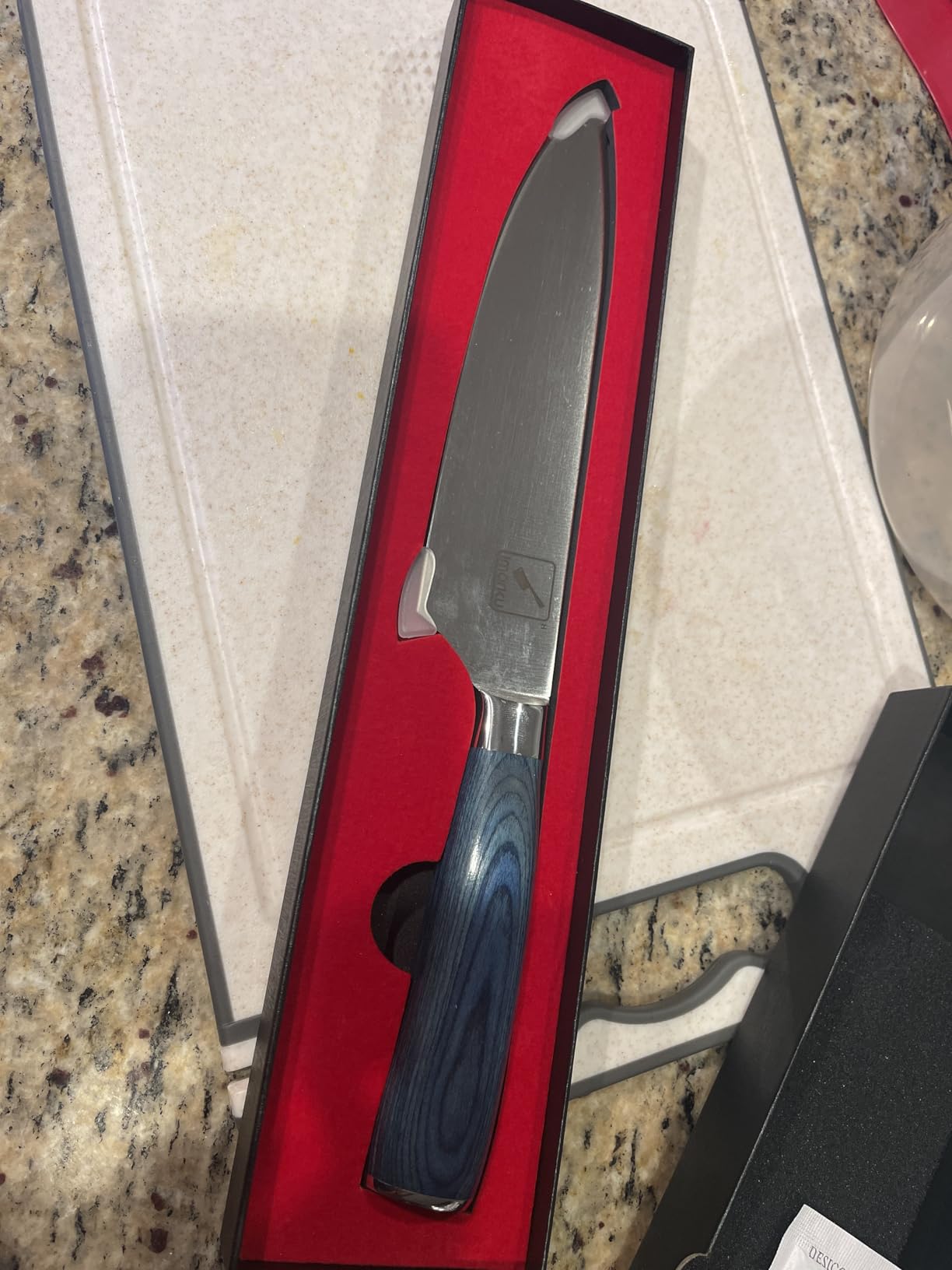 imarku Bread Knife 10 Inch: Japanese High Carbon Stainless Steel customer photo 1