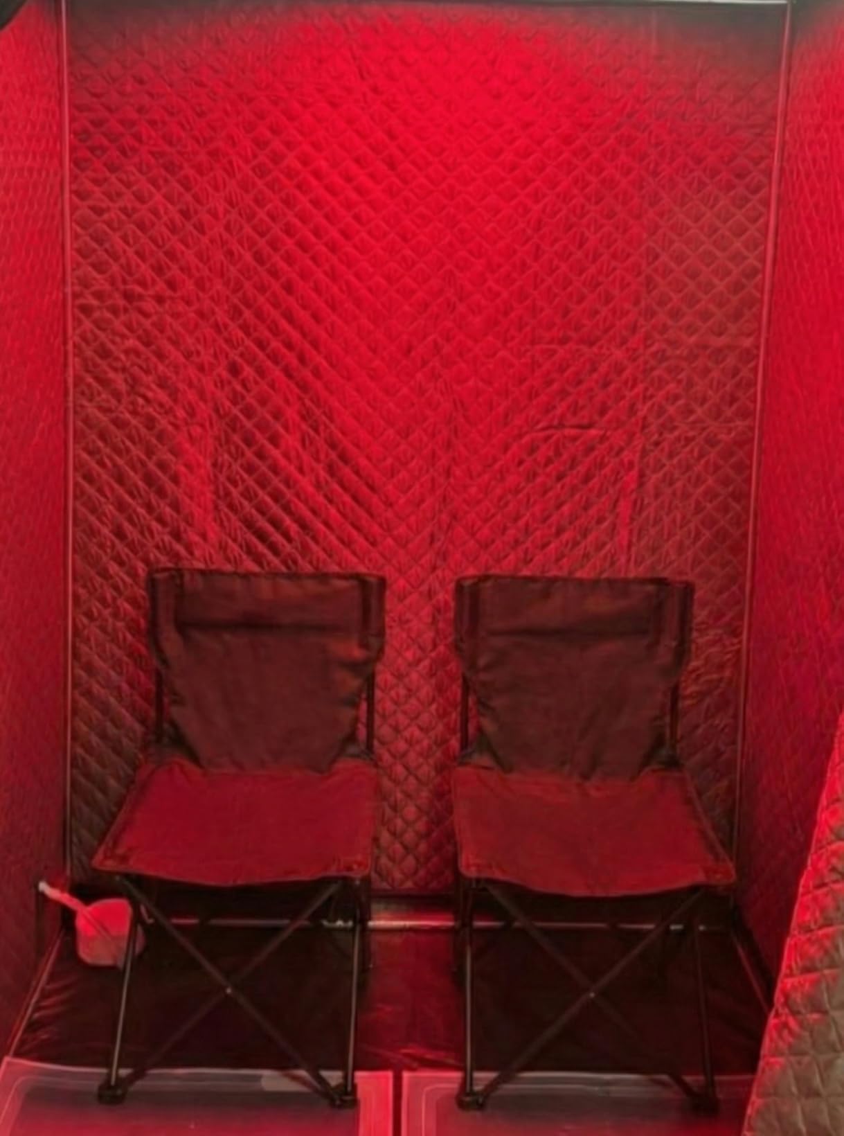 Morfone Portable Steam Sauna 2 Person Red Light Therapy, Full Body for Home customer photo 1