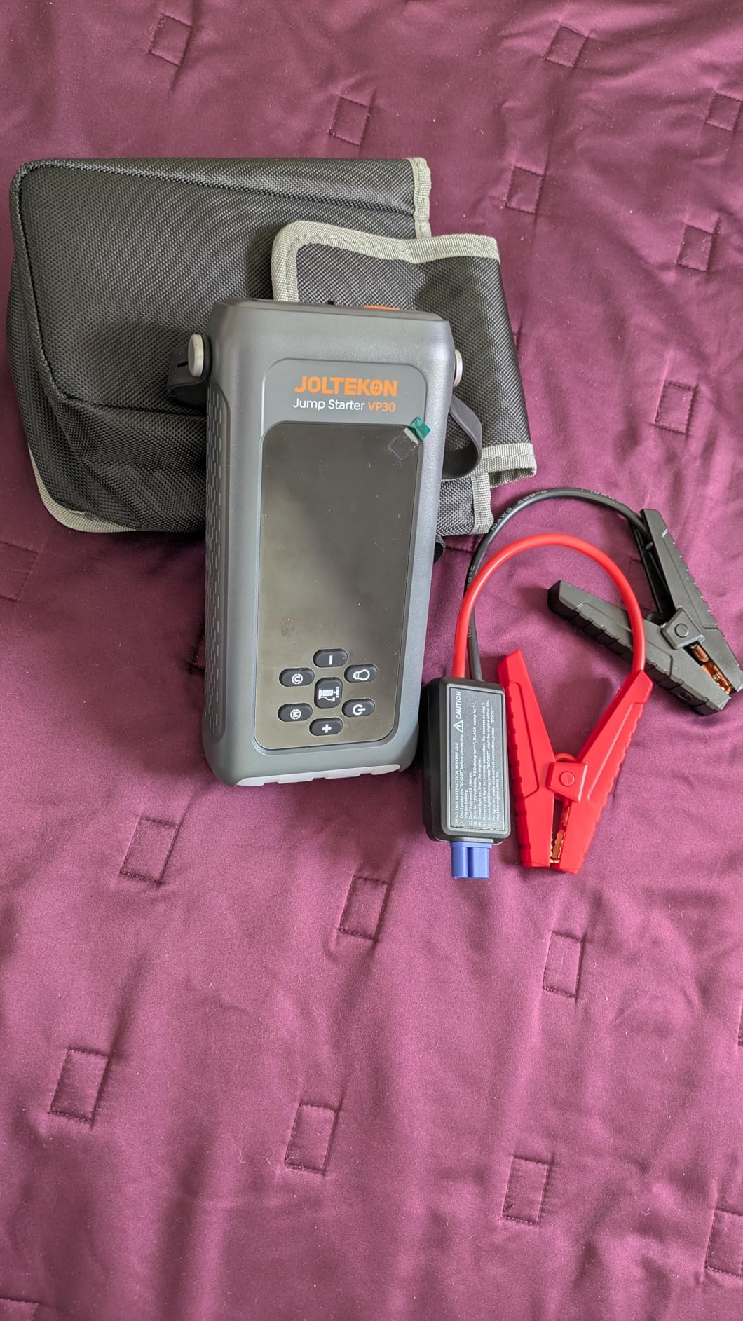 Car Battery Jump Starter with Air Compressor 4500A 150PSI, Car Jumper Starter Portable (9L Gas/8L Diesel), Jump Box Car Battery with Auto-Shutoff Tire Inflator, Jumper Cables and Light customer photo 1