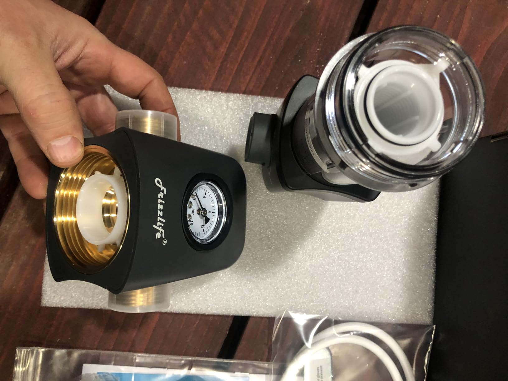 Frizzlife Spin Down Sediment Water Filter, 40/100 Micron,Built-in Scraper customer photo 2