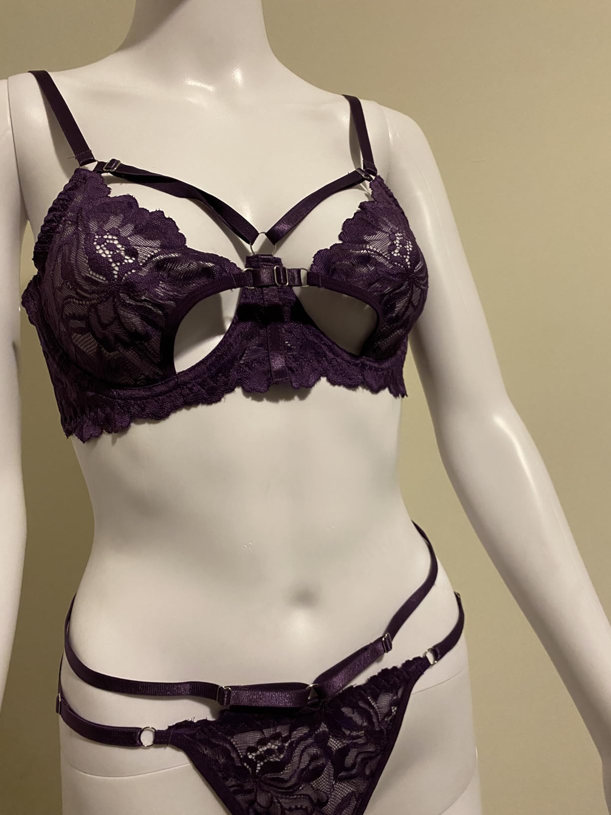 Avidlove Underwire Lingerie for Women Sexy Lace Underwear Lingerie Sets customer photo 1