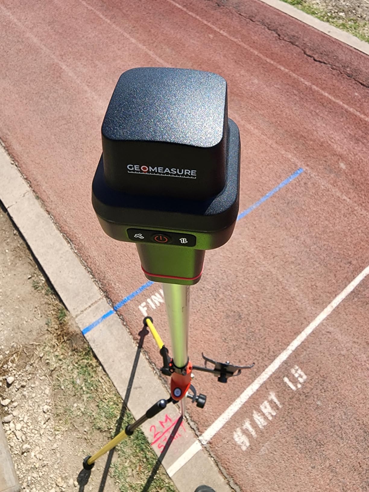 GEO-Measure RTK GNSS Survey Equipment, Handheld GPS Rover Receiver for Land Surveying, Construction, GIS Mapping & Stakeout, Multi-Frequency GNSS, IP67, WiFi, Bluetooth, GEODNET RTK Included customer photo 2