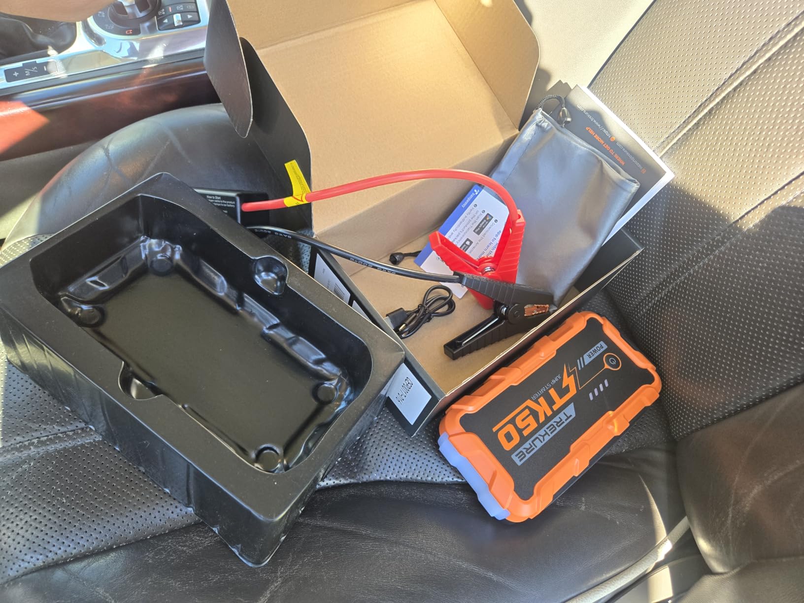 TREKURE Car Battery Jump Starter 8000A 26800mAh, Portable Car Jump Starter for All Gas and 12L Diesel Engines, Power Bank & Battery Jumper, Portable Jump Box Car Battery with Fast Charge, LED Light customer photo 2