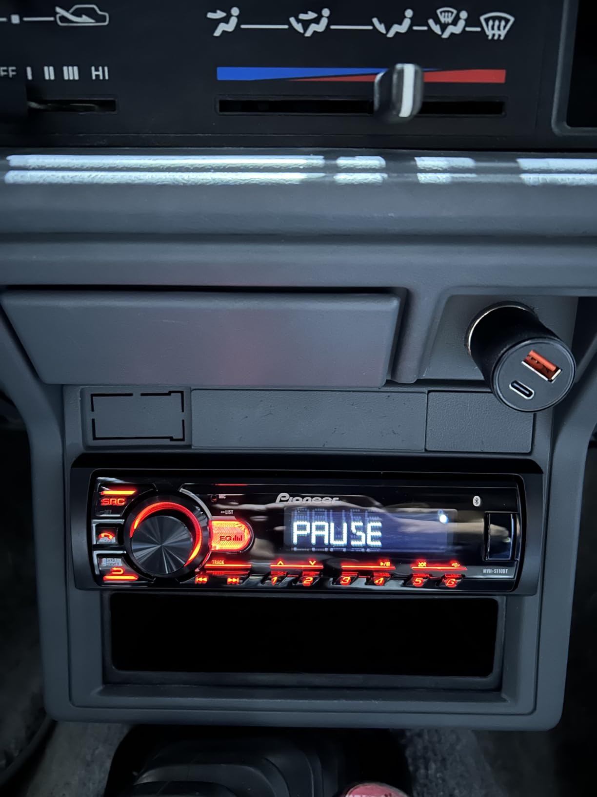 Pioneer MVH-S110BT 1-Din Digital Media Car Stereo with Bluetooth customer photo 2