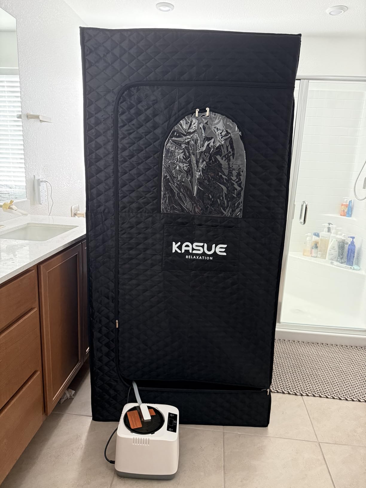KASUE 2 Person Portable Infrared Sauna with 660nm and 850nm Light System customer photo 1