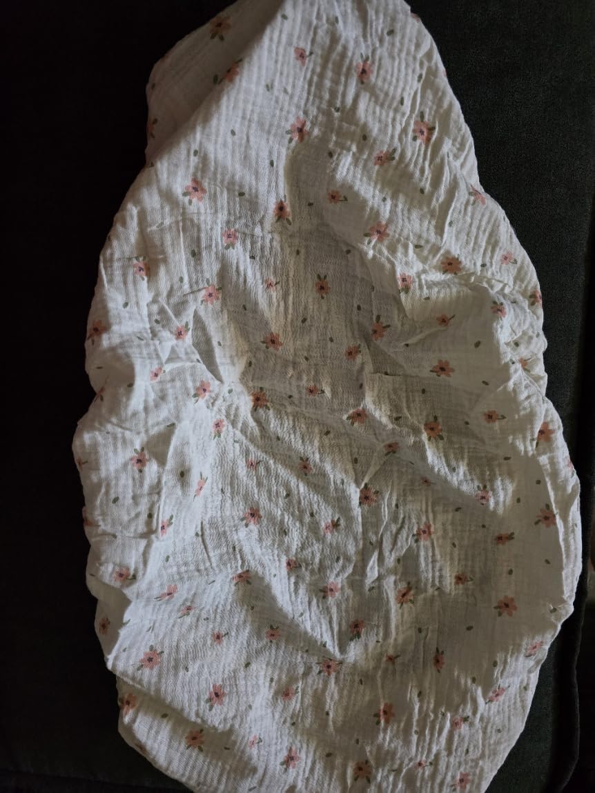 Blissful Diary Muslin Crib Sheets, 2 Pack, Sage Checkboard & Sage Green customer photo 2