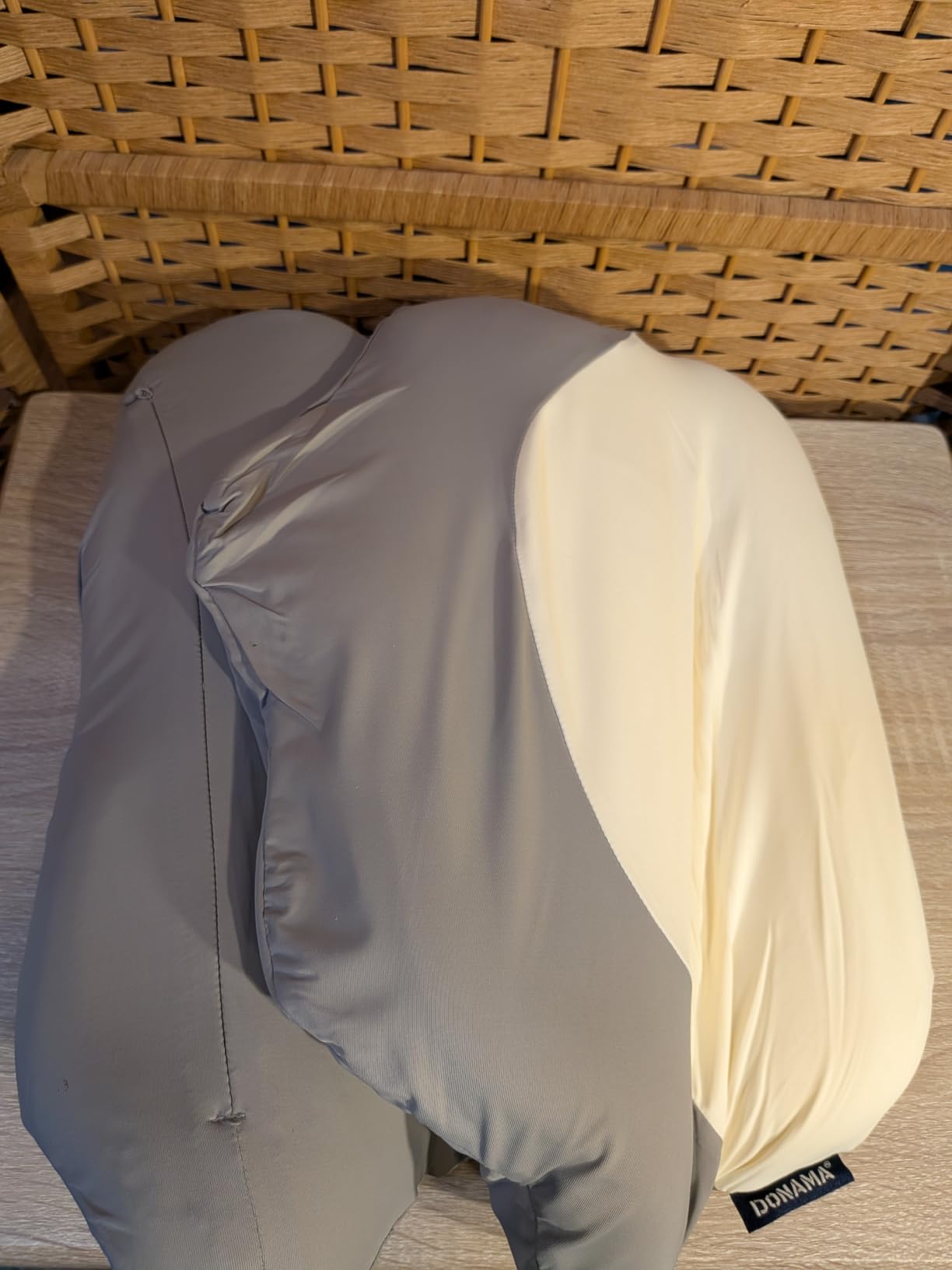 Memory Foam Pregnancy Pillow Cooling Maternity Pillow for Belly Support customer photo 1