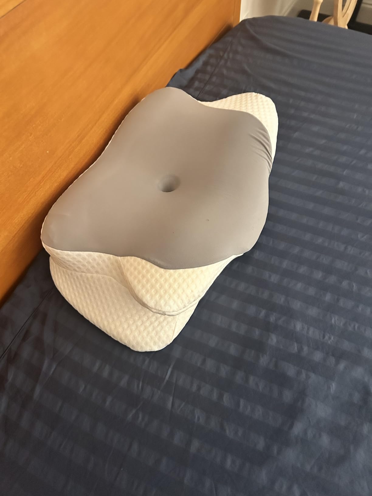 Memory Foam Pregnancy Pillow Cooling Maternity Pillow for Belly Support customer photo 2