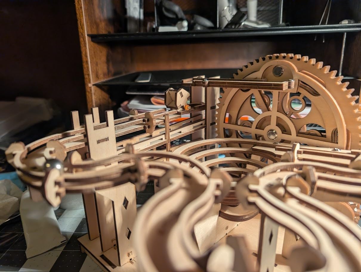 YSWOOD WORLD 3D Wooden Puzzles for Adults Space Station DIY Model Kit customer photo 1