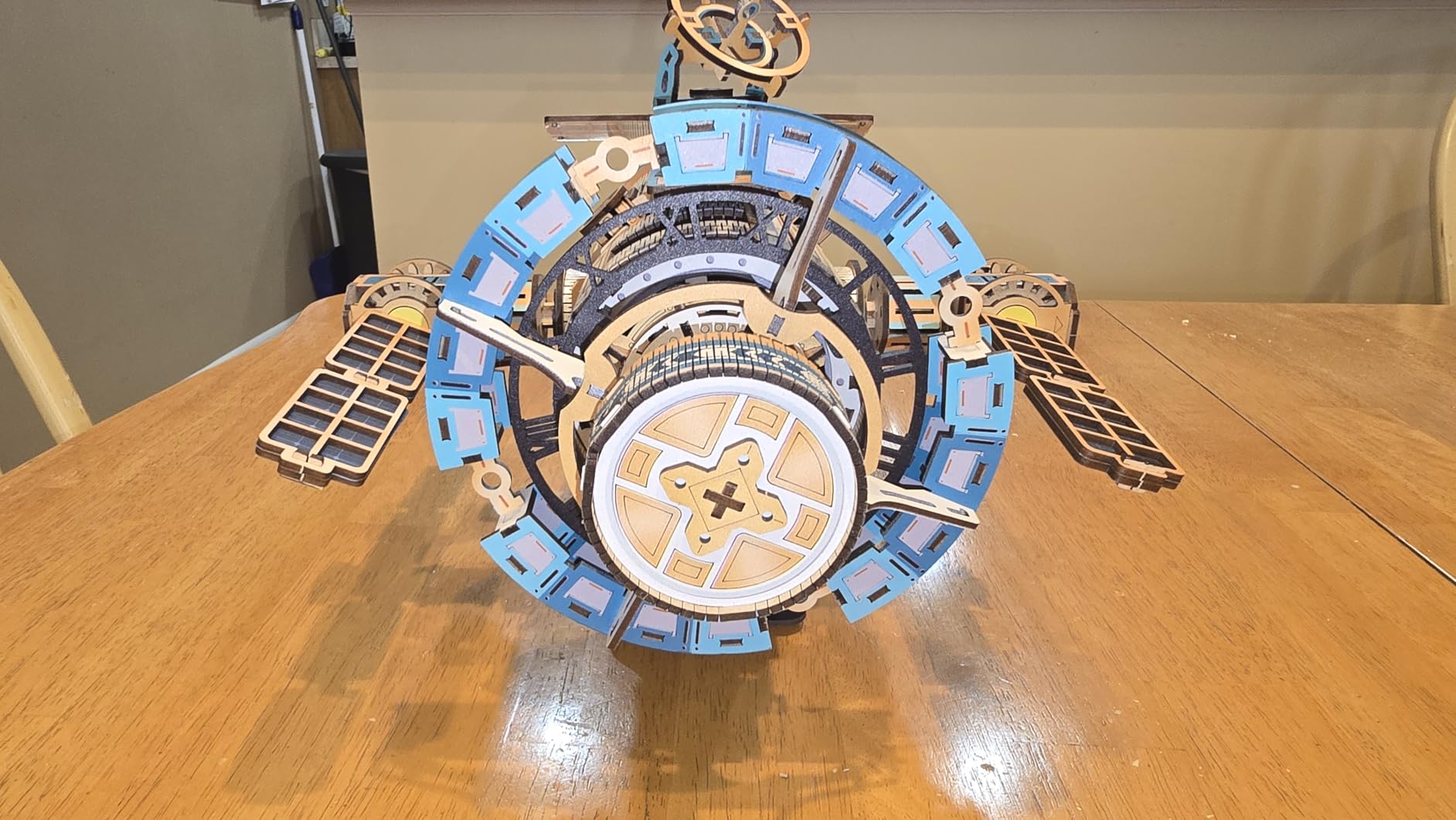 YSWOOD WORLD 3D Wooden Puzzles for Adults Space Station DIY Model Kit customer photo 2