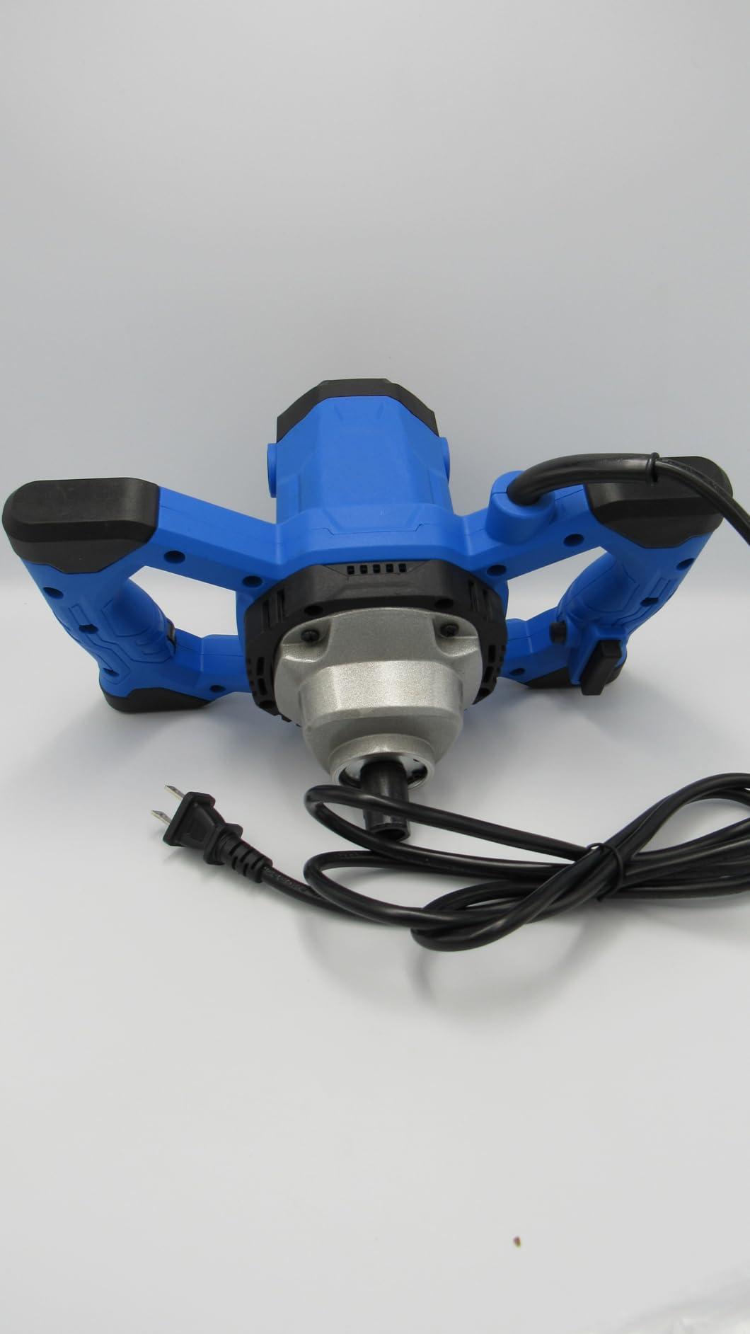 AZZUNO Cement Mixer Electric Concrete Mixer Machine 110V Handheld Mud Mixer with 6 Adjustable Speed for Mixing Concrete, Cement, Mud, Mortar, Putty, Paint (Dark Blue) customer photo 2