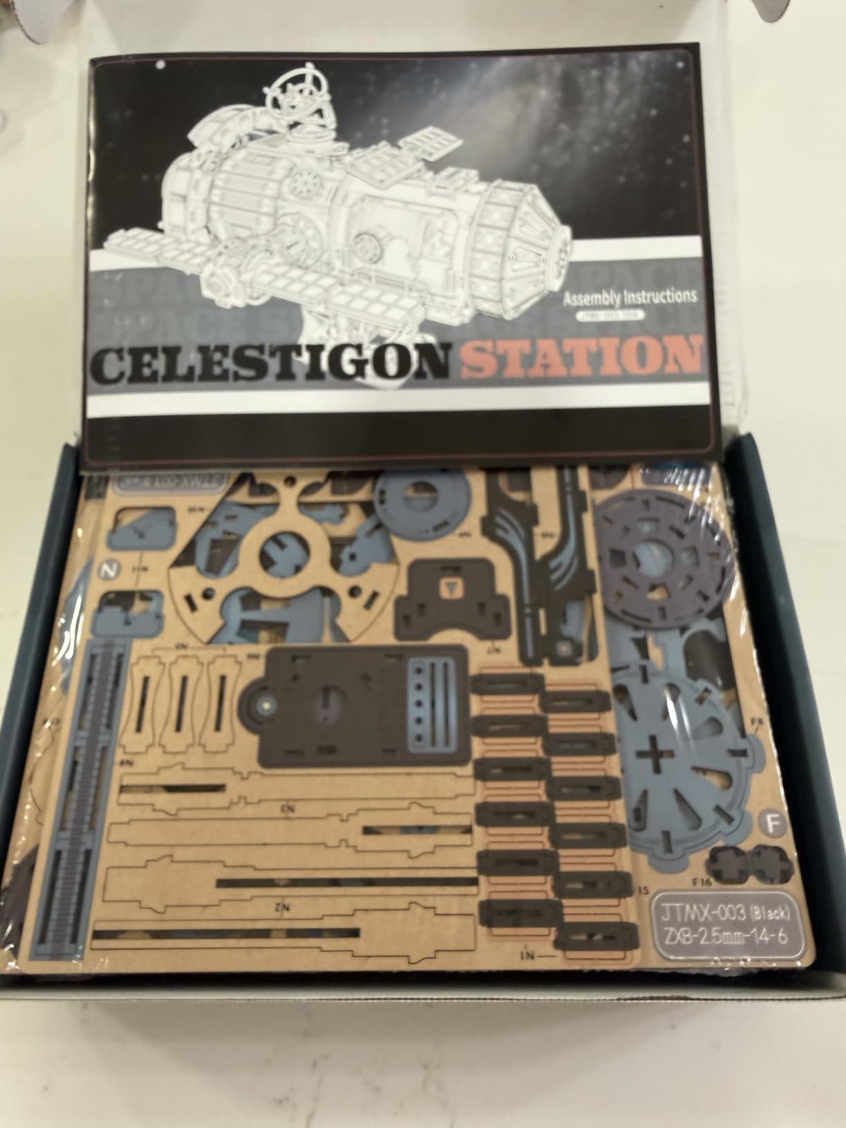 3D Puzzles for Adults – Interstellar Space Station 511-Piece Mechanical Model Kit, Interactive STEM Project with Lights, Music & Motor, Sci-Fi Desk Decor, Gift for Space Fans & Teens 14+ customer photo 2