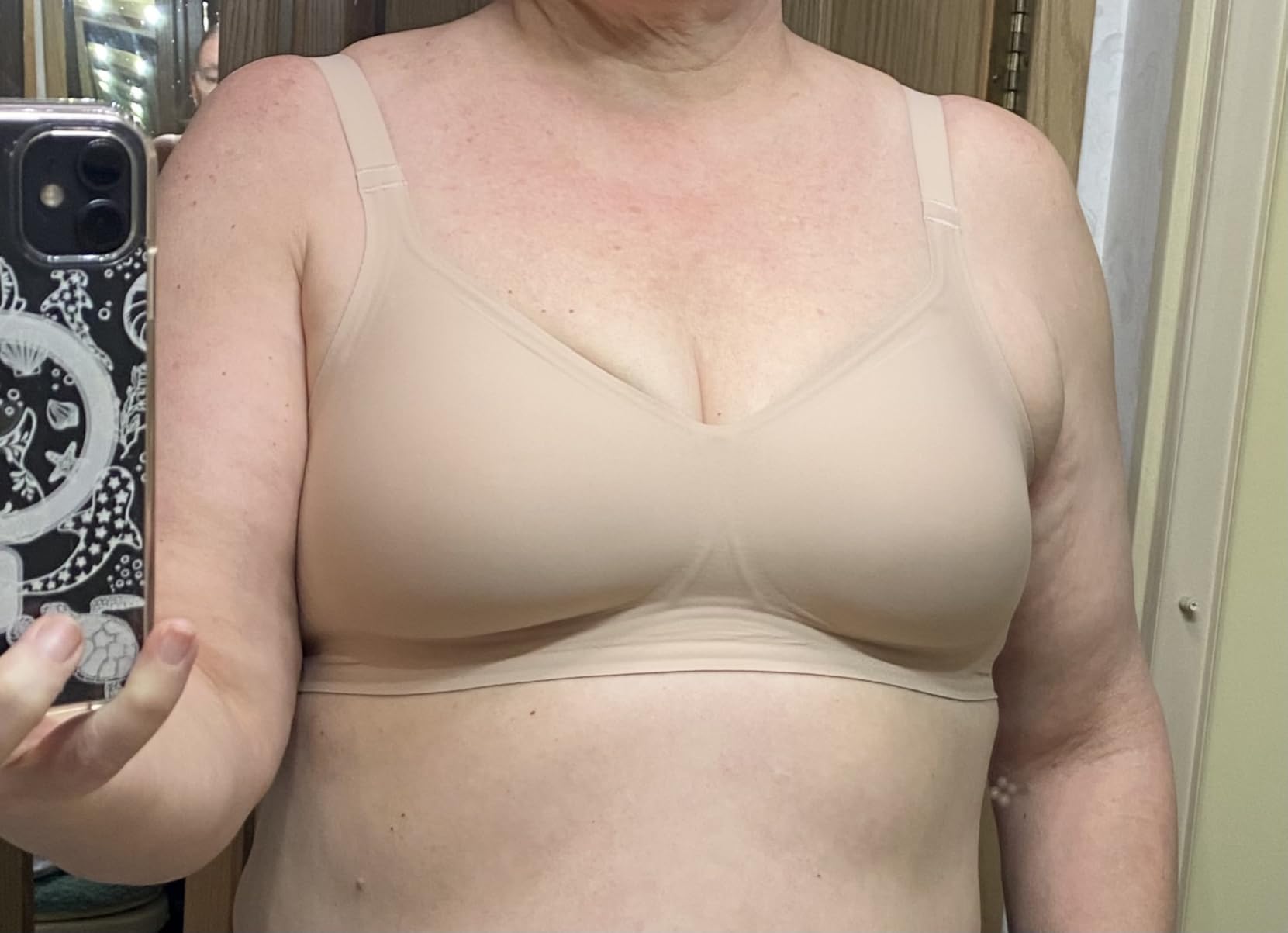 As Fairy Full Coverage Bras for Women No Underwire Supportive Wireless Plus Size Bra Seamless Comfort Bralette customer photo 1
