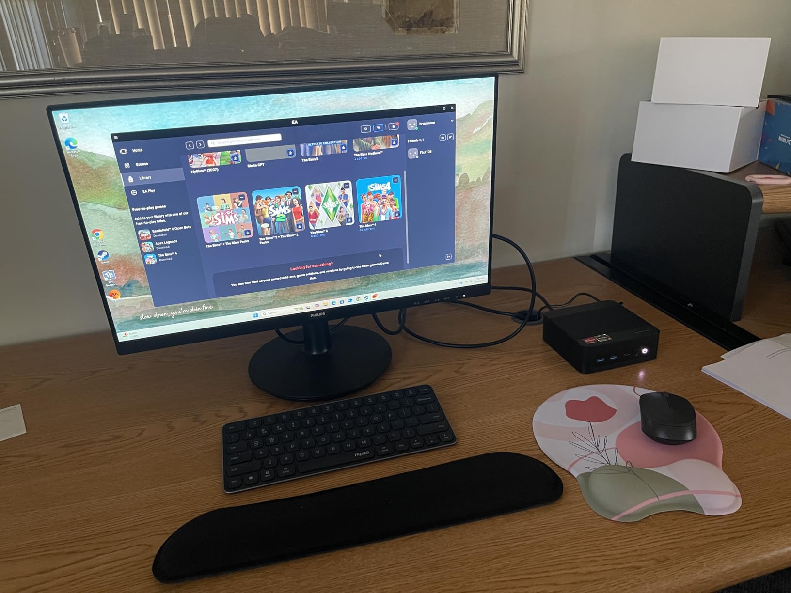 BOSGAME E5 11 Pro Mini PC, AMD Ryzen 5300U 4C/ 8T, Business Home Office PC customer photo 2