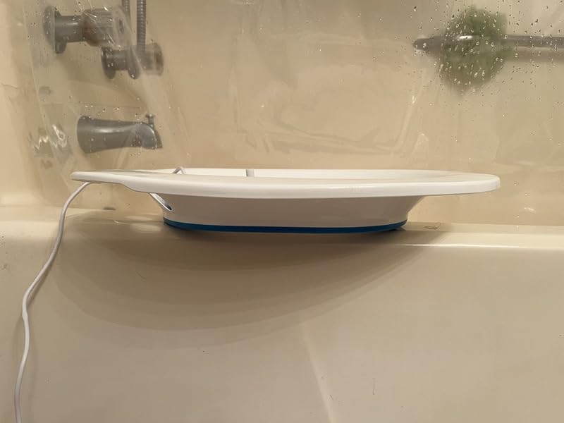 Msiori Electric Sitz Bath for Toilet Seat - Suitable for Pregnant Women and Perineal Care, Hemorrhoids, Sits Bath Kit for Women, Perineal Soaking - Yoni Steam Seat - Collapsible - Navy customer photo 2