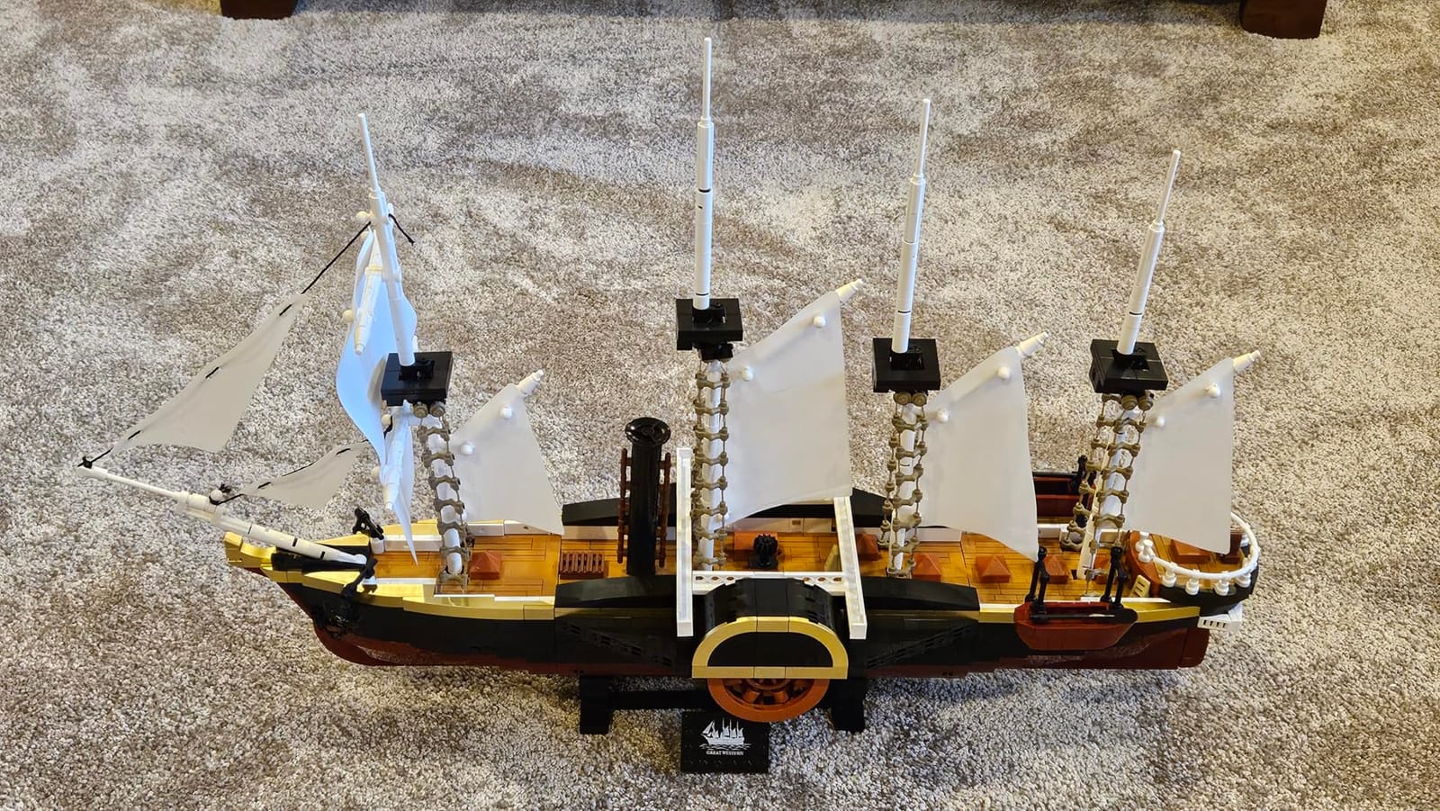 Nifeliz Great Western Steamship Building Set, NF10346 customer photo 2