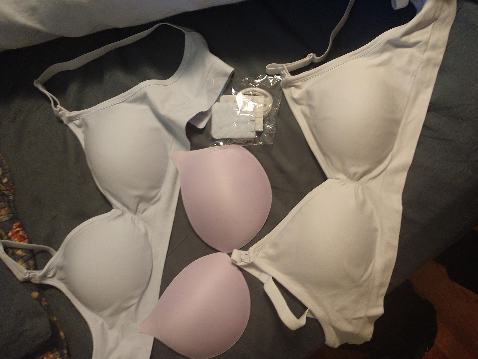 HOFISH Hands-Free Pumping & Nursing Bra, Soft All-Day Comfort & Support customer photo 2