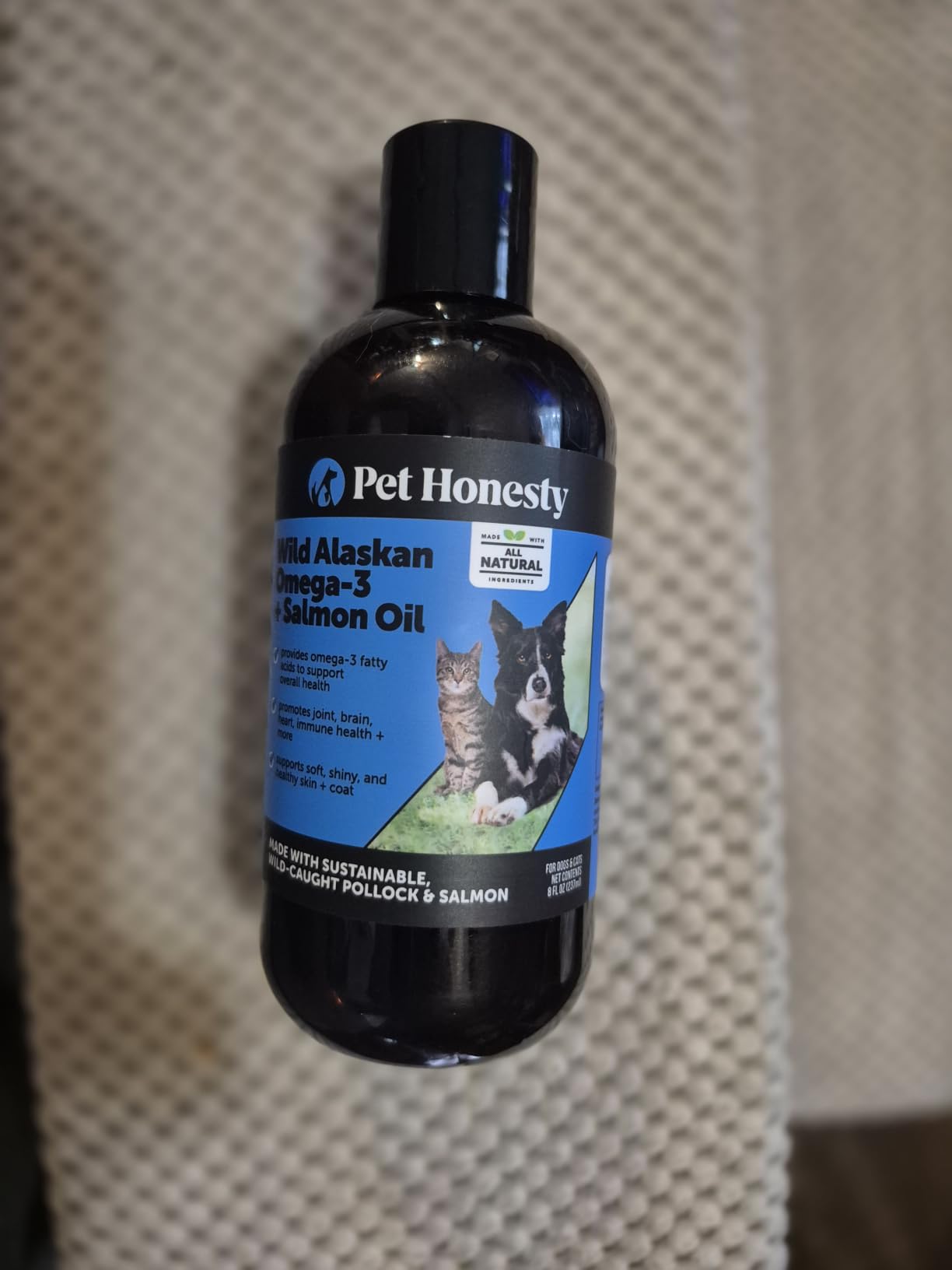 Pet Honesty Vet Recommended Salmon Oil for Dogs and Cats, 8oz customer photo 1