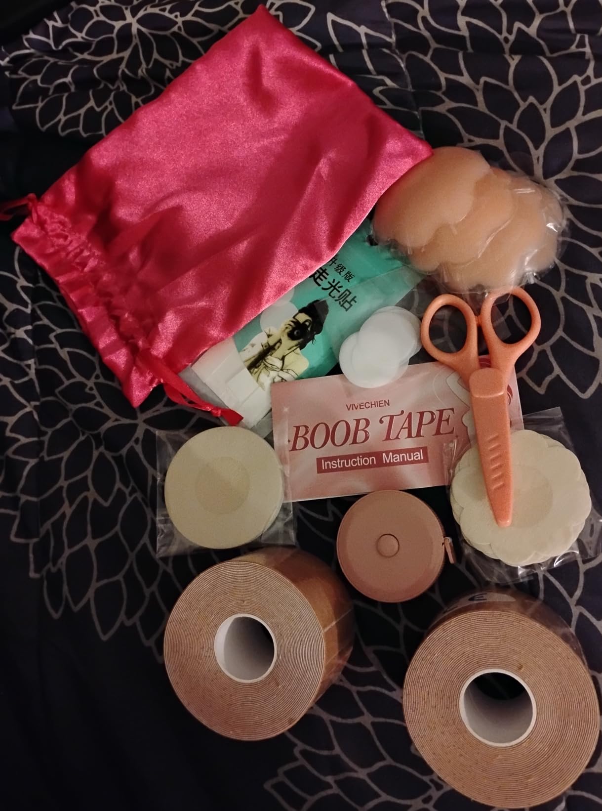 Boob Tape Kit for Breast Lift, 2 Rolls Breast Tape for A-G Cup customer photo 1
