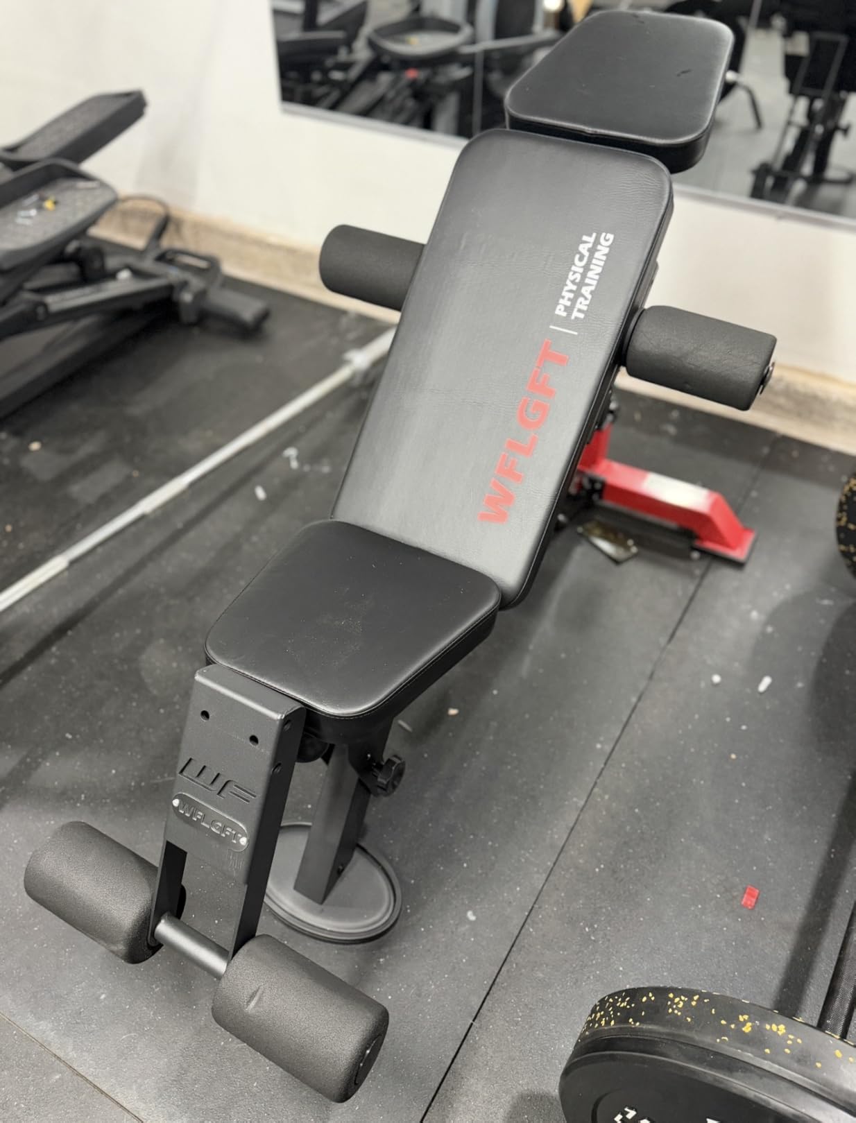 Commercial Adjustable Weight Bench, Heavy Duty 1800LBS customer photo 2