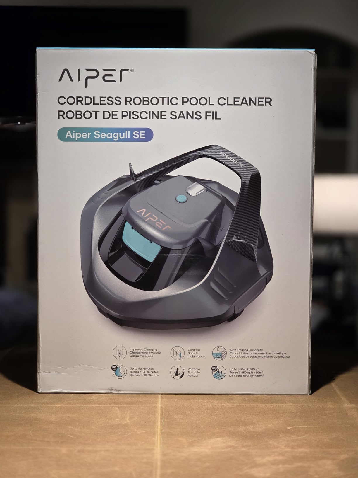 2026 AIPER Seagull SE Cordless Robotic Pool Vacuum for Above Ground Pools customer photo 2