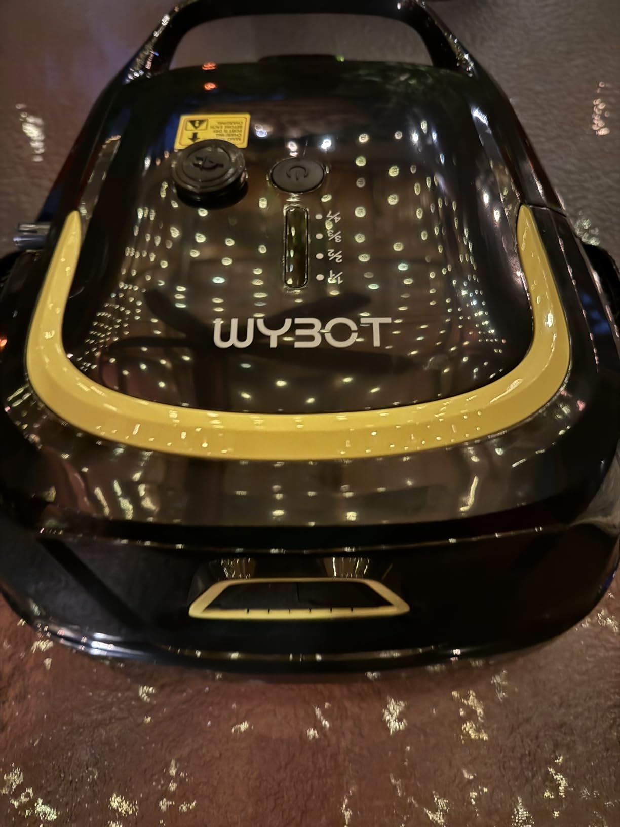 WYBOT A1 Cordless Pool Vacuum Robot for Above Ground Pool, Greyblue customer photo 2