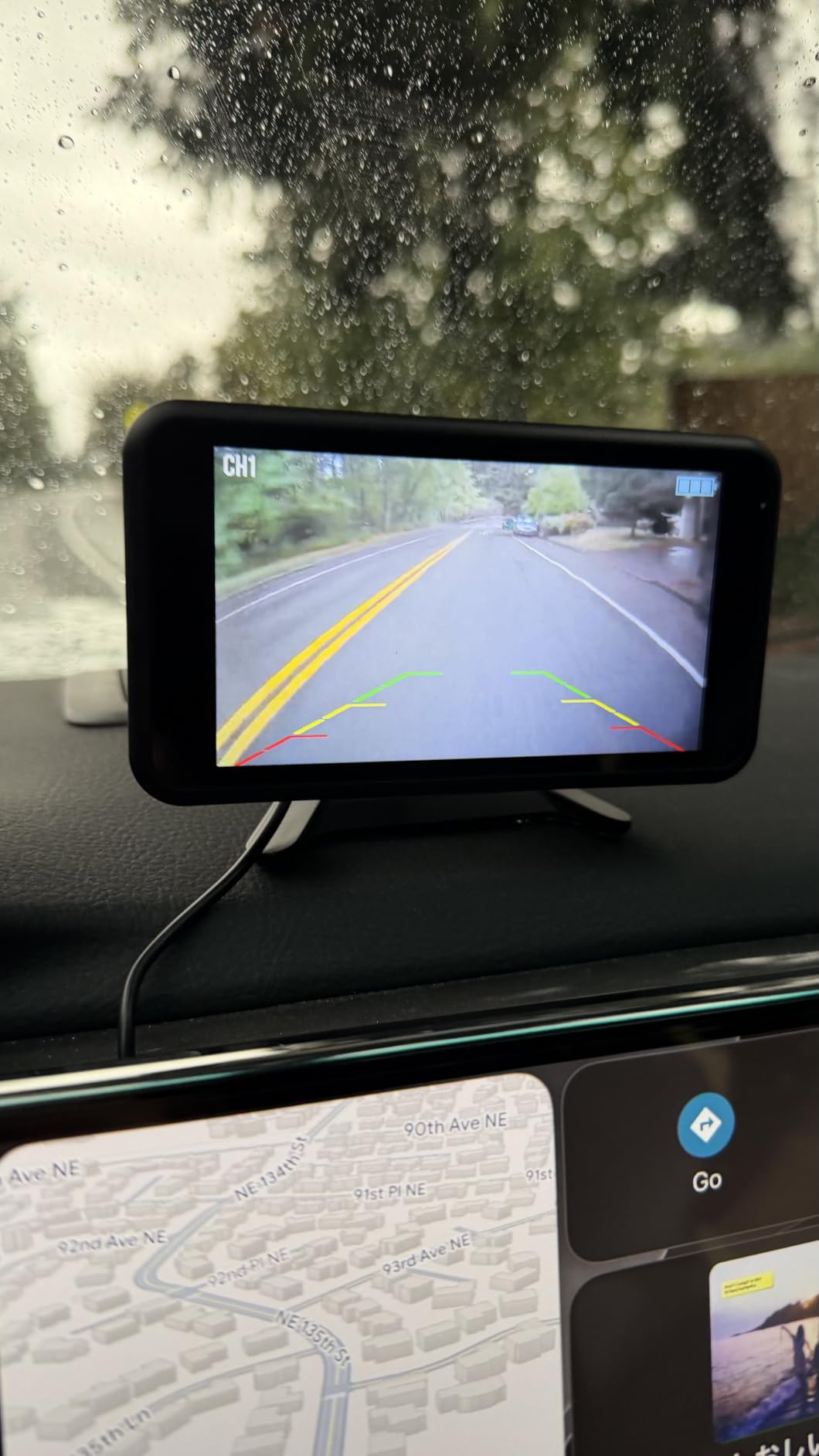 AUTO-VOX 2 Solar Wireless Backup Cameras, 2-Min DIY Install customer photo 1