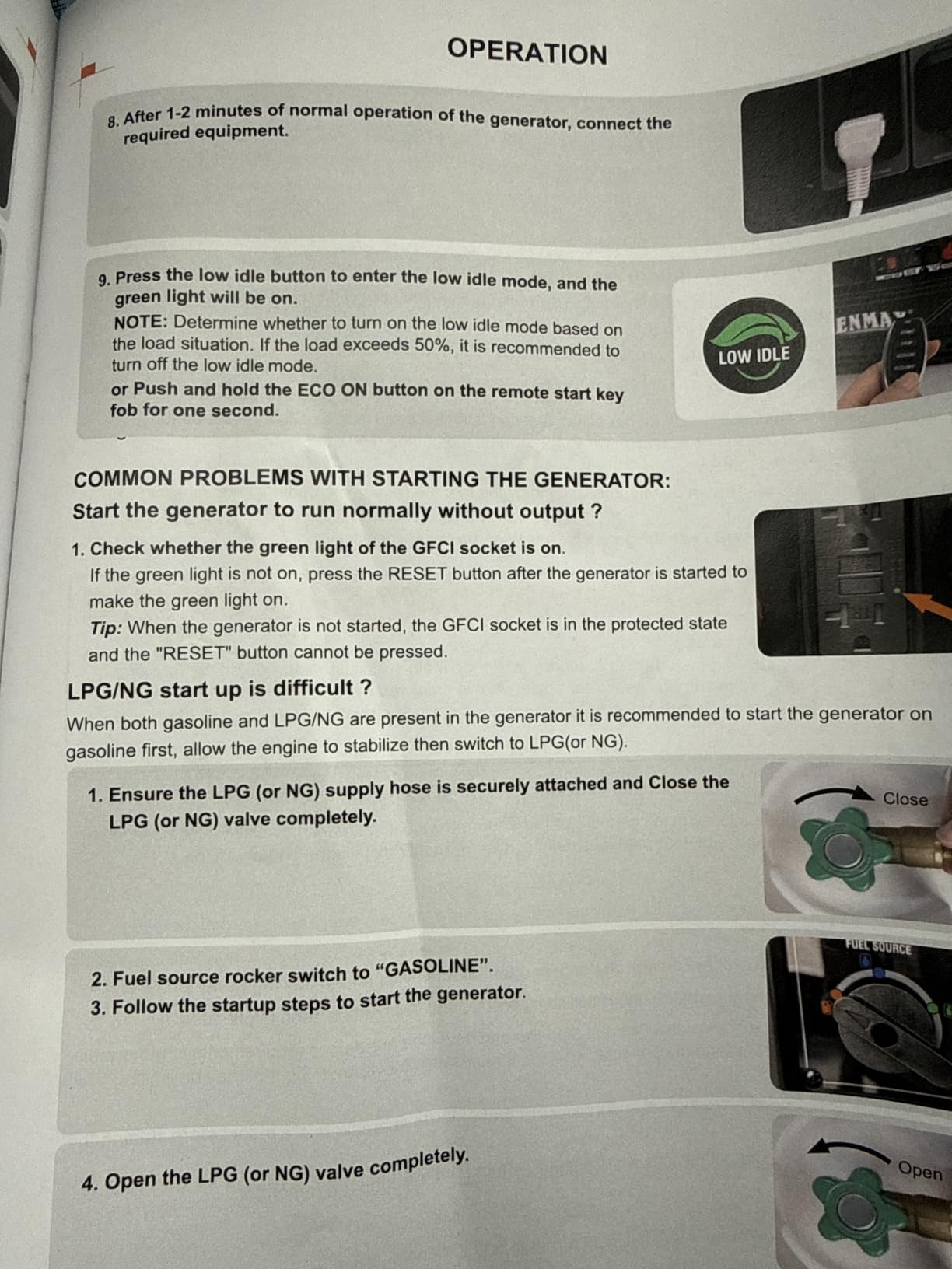 GENMAX 15000W Tri-Fuel Portable Generator - 2025 Model with ATS, CO Sensor, Digital Display & 50A Output Perfect for Home Backup, Construction Sites & Emergency Power (GM15000ET) customer photo 2
