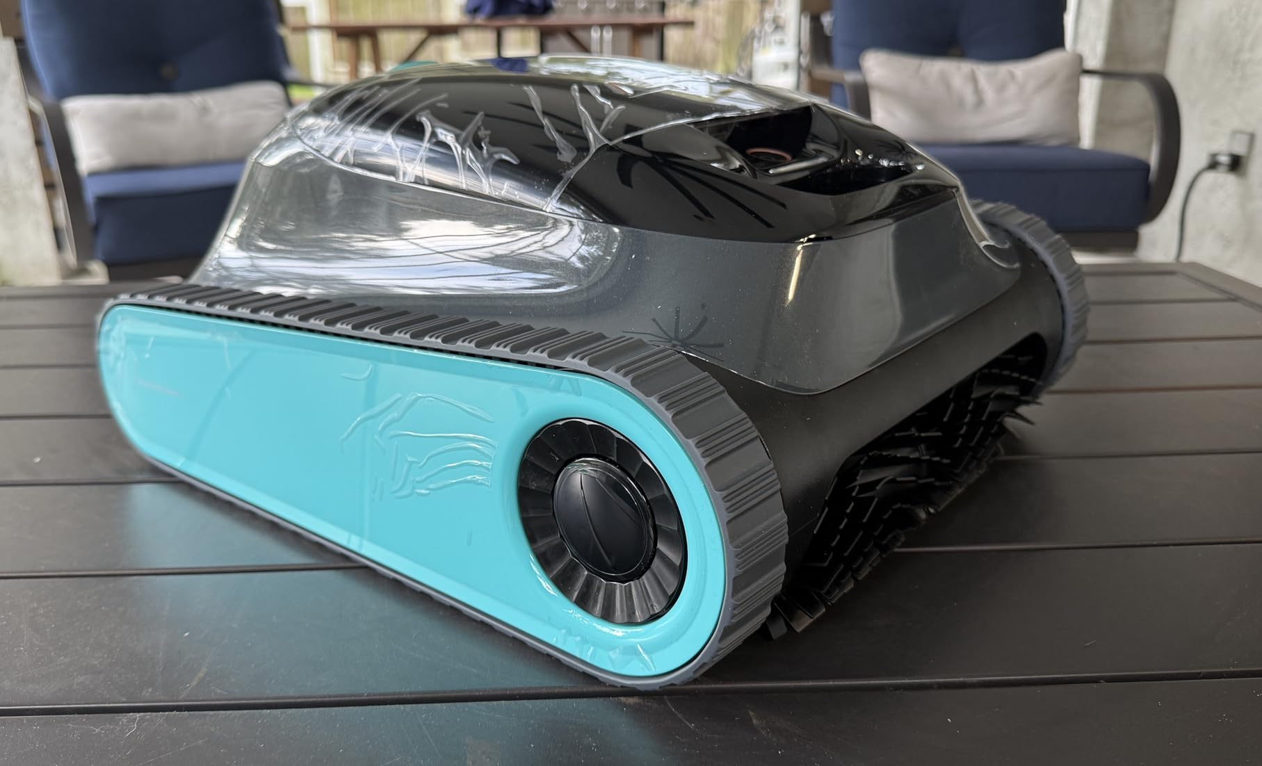 Aiper Scuba S1 2026 Robotic Pool Cleaner,Floor/Wall/Waterline/Shallow Area Cleaning, Double Filtration, Adaptive Navigation, High-Precision Sensors, App Support-Teal customer photo 1