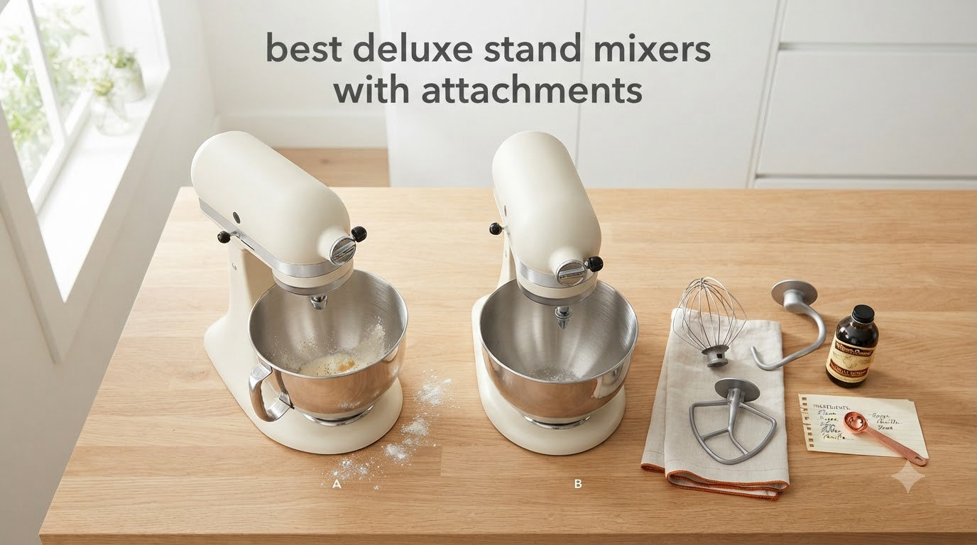 best deluxe stand mixers with attachments