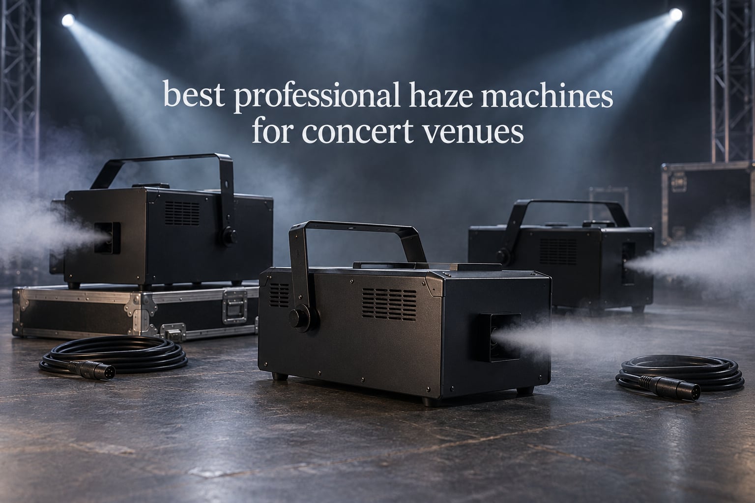 best professional haze machines for concert venues