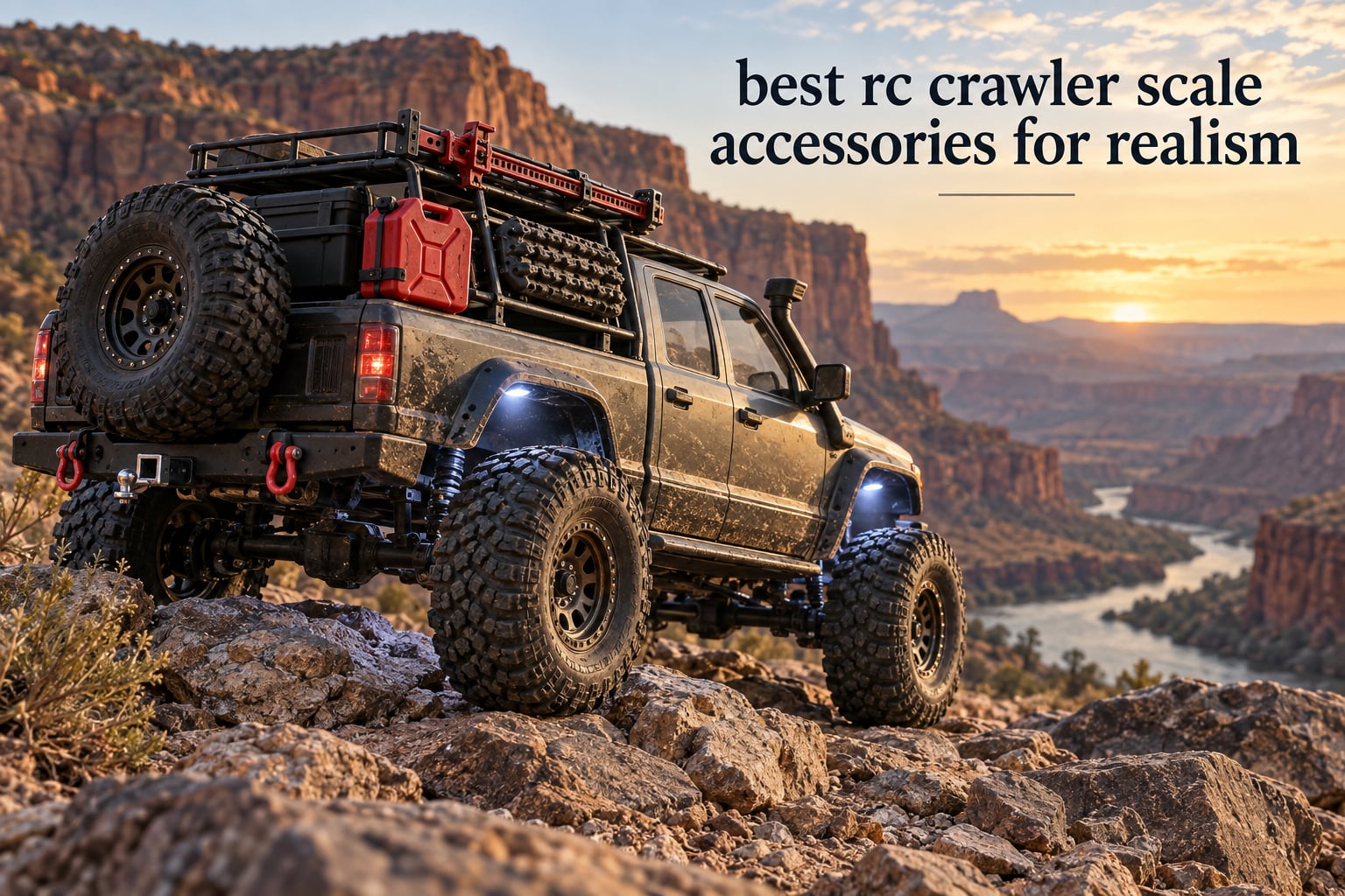 best rc crawler scale accessories for realism