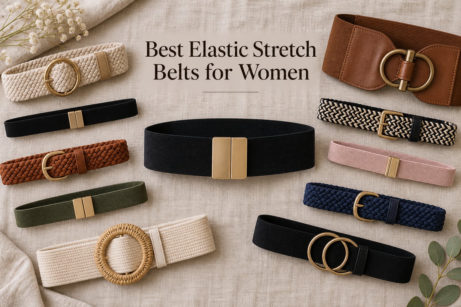 Best Elastic Stretch Belts for Women