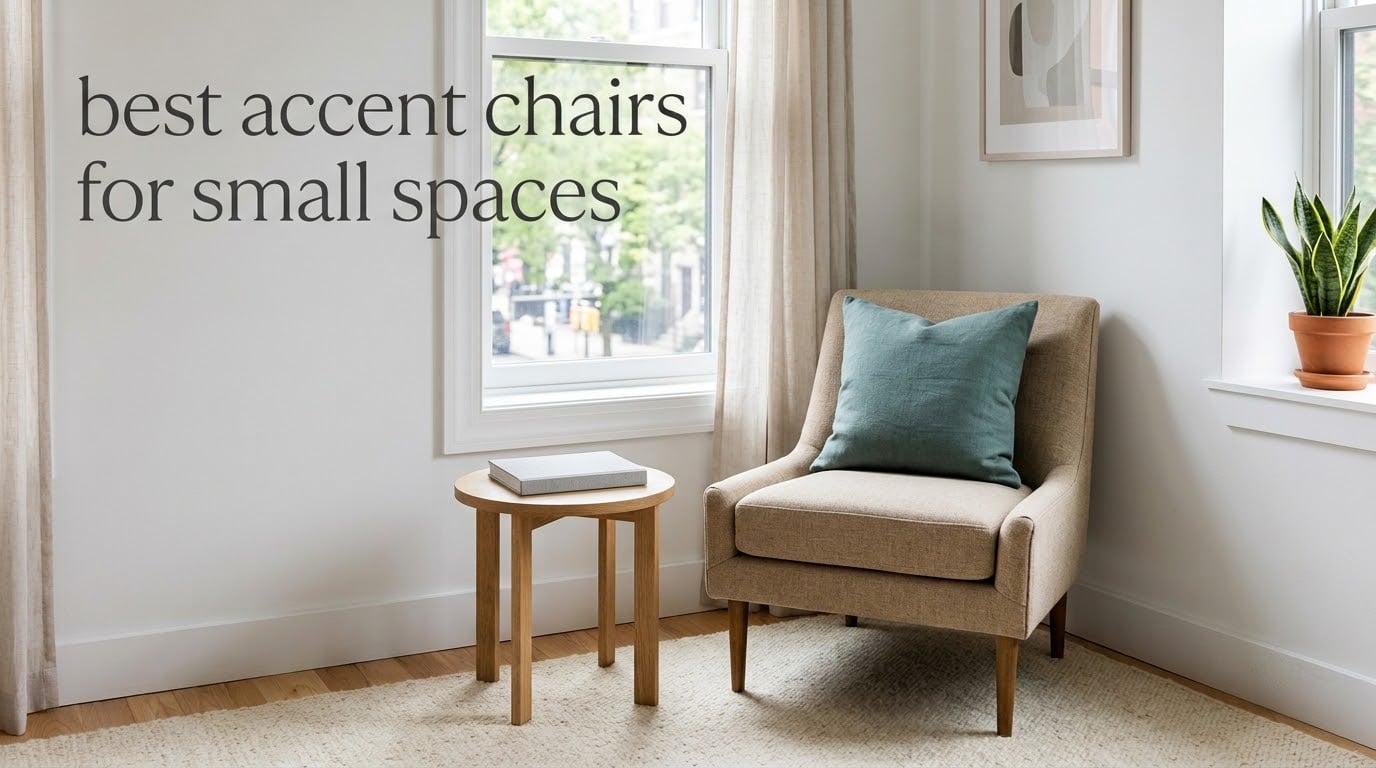best accent chairs for small spaces