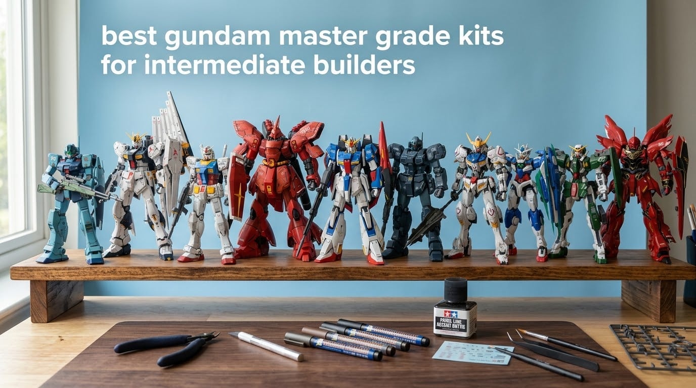 best gundam master grade kits for intermediate builders