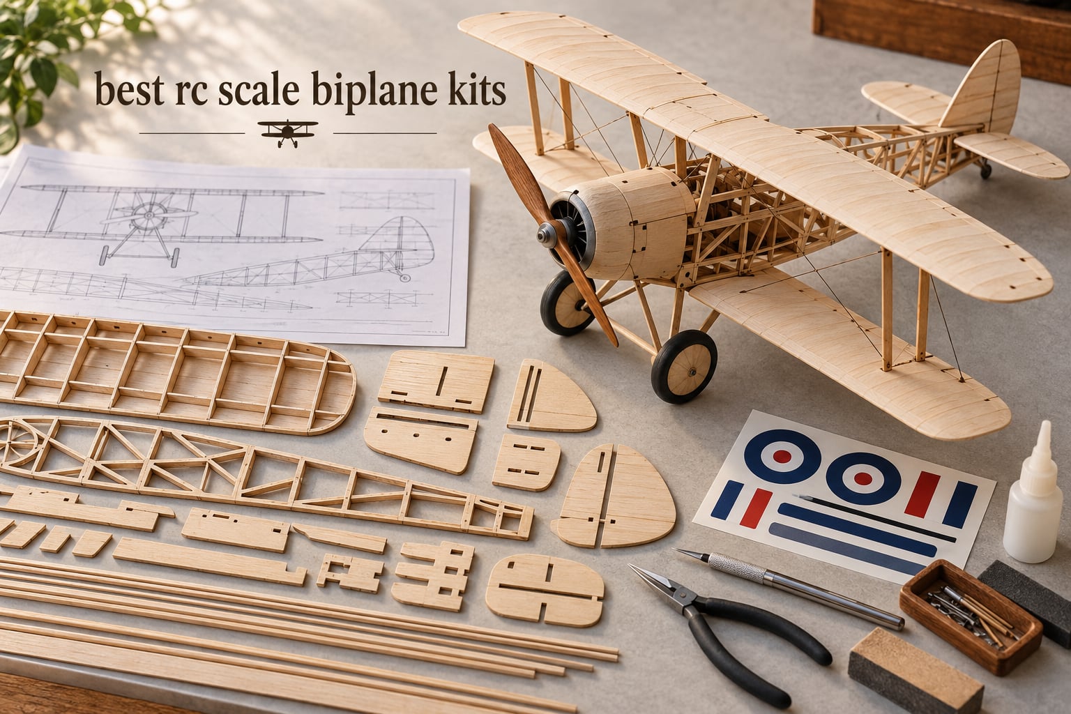 best rc scale biplane kits