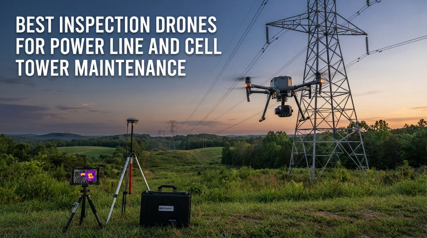 best inspection drones for power line and cell tower maintenance