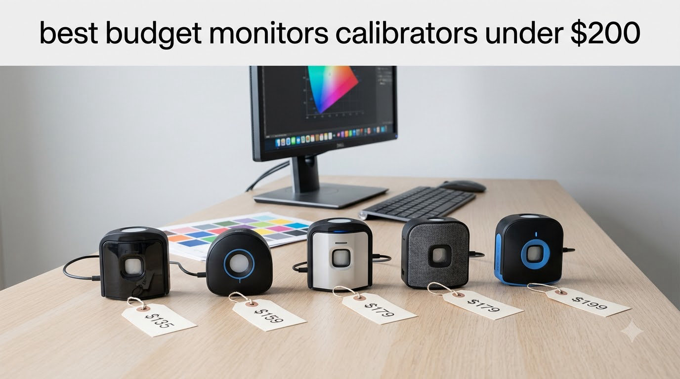 best budget monitors calibrators under $200