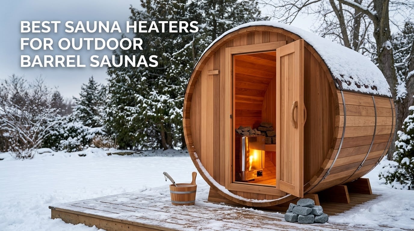 best sauna heaters for outdoor barrel saunas