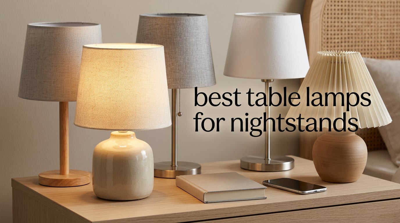 best table lamps for nightstands
