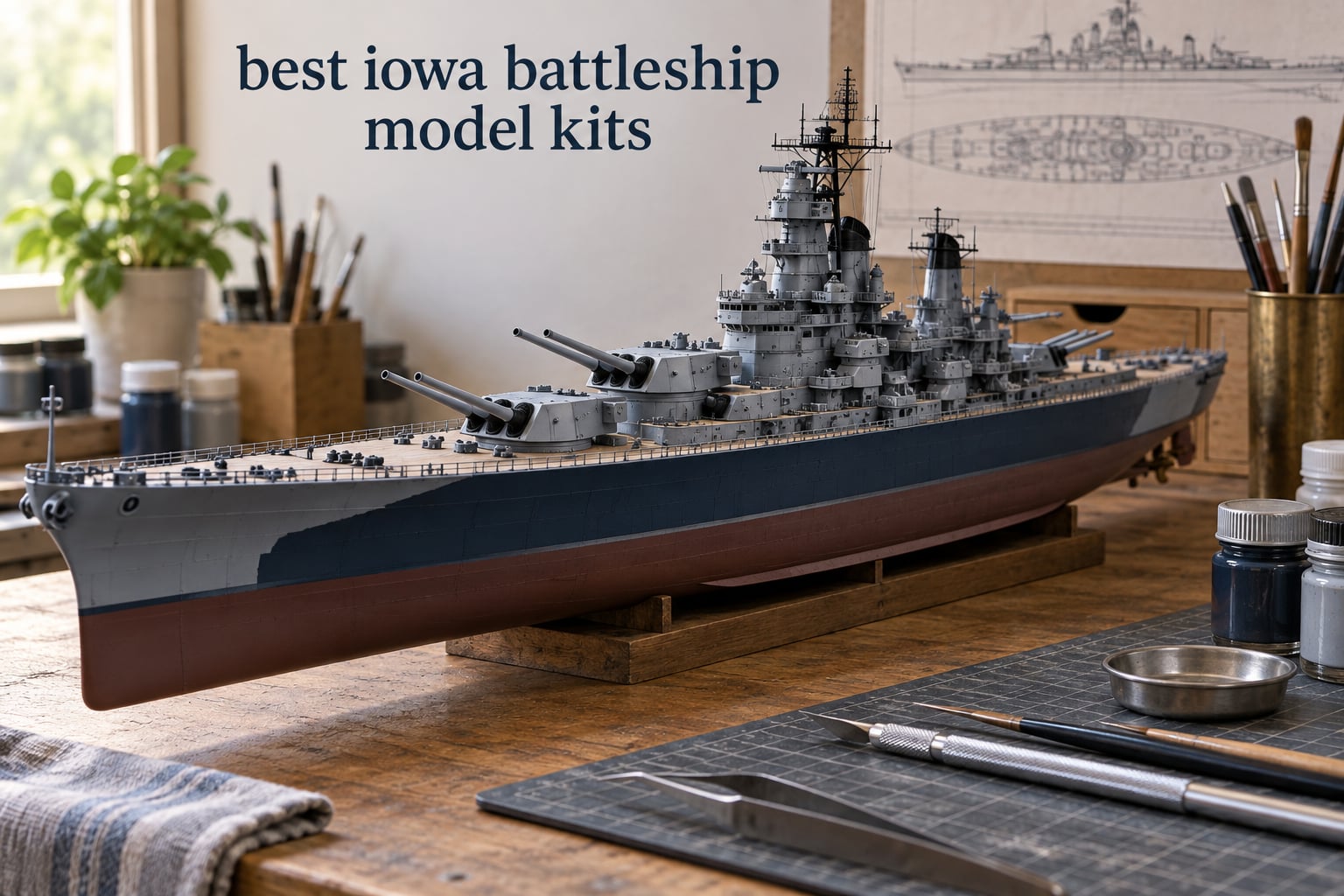 best iowa battleship model kits